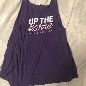 Under armour tank top with open back